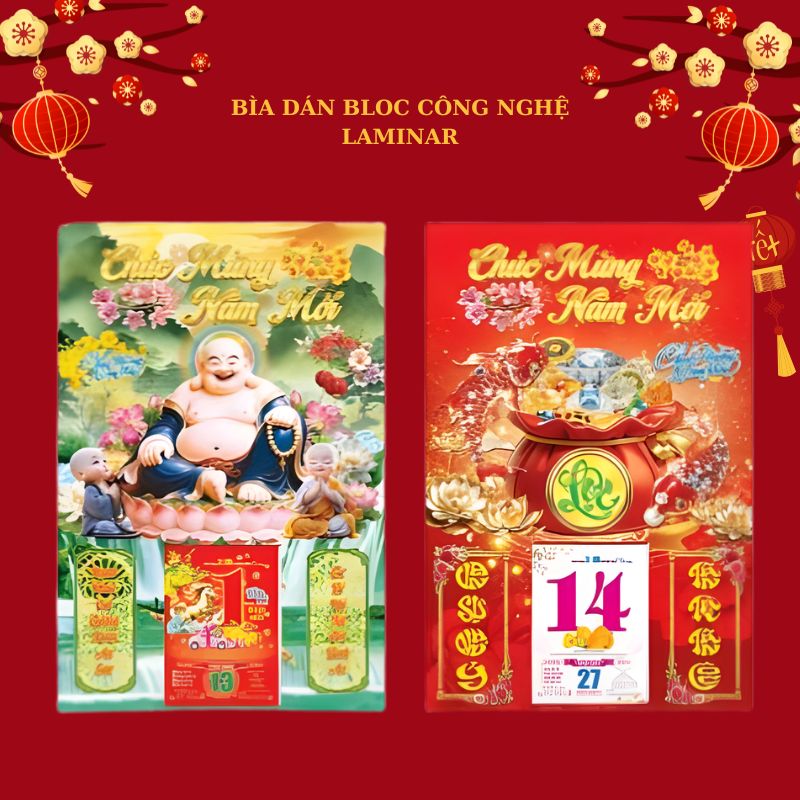 Bìa Dán Bloc Lịch Công Nghệ Laminar LTPPR15