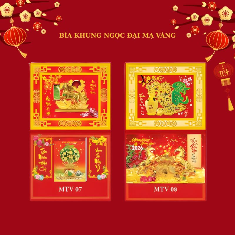 Bìa Khung Ngọc Đại Mạ Vàng LTPPR19