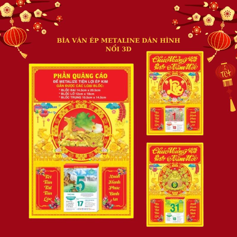 Bìa Ván Ép Metalize Dán Hình Nổi 3D LTPPR26